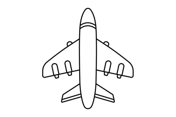 Airplane Icon, View from Below: Evaluating a Distinctive Aviation Graphic