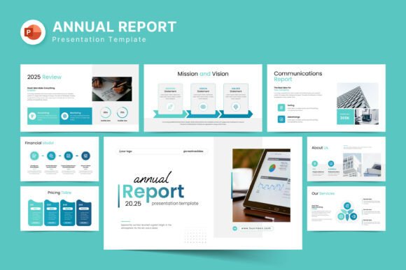 Annual Report PowerPoint Template: A Modern Approach to Presenting Corporate Performance