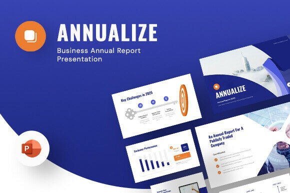 Annualize - Business Annual Report PPT: A Comprehensive Tool for Clear and Impactful Year-End Presentations