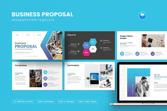 Business Proposal Keynote Template Overview