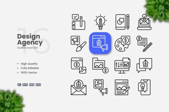 Design Agency Outline Icons: A Practical Toolkit for Streamlined Visual Communication