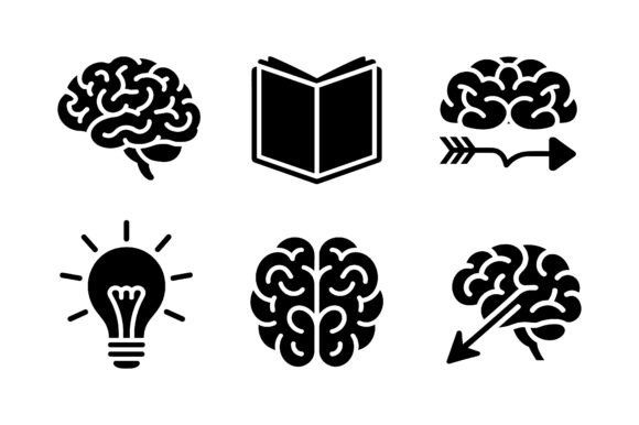 Evaluating the Mindset Idea Generation Icon Set EPS for Visual Communication