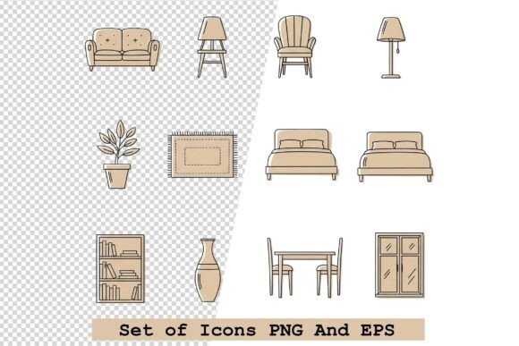 Set of Minimalist Home Icons Vector: A Strategic Tool for Clear Visual Communication