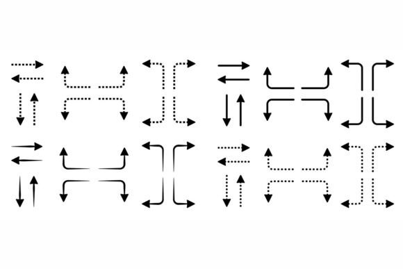 Understanding the Black Dotted and Line Arrow Set: A Complete Guide to Minimalist Directional Symbols